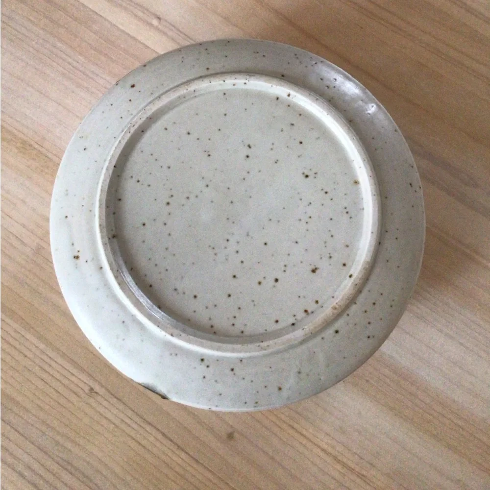Vintage Otagiri Donabe Lidded Pot Dish Japanese Stoneware Cover Speckled